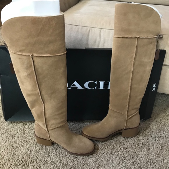NWT COACH Janelle Shearling Boot/Size 10B - Picture 2 of 8